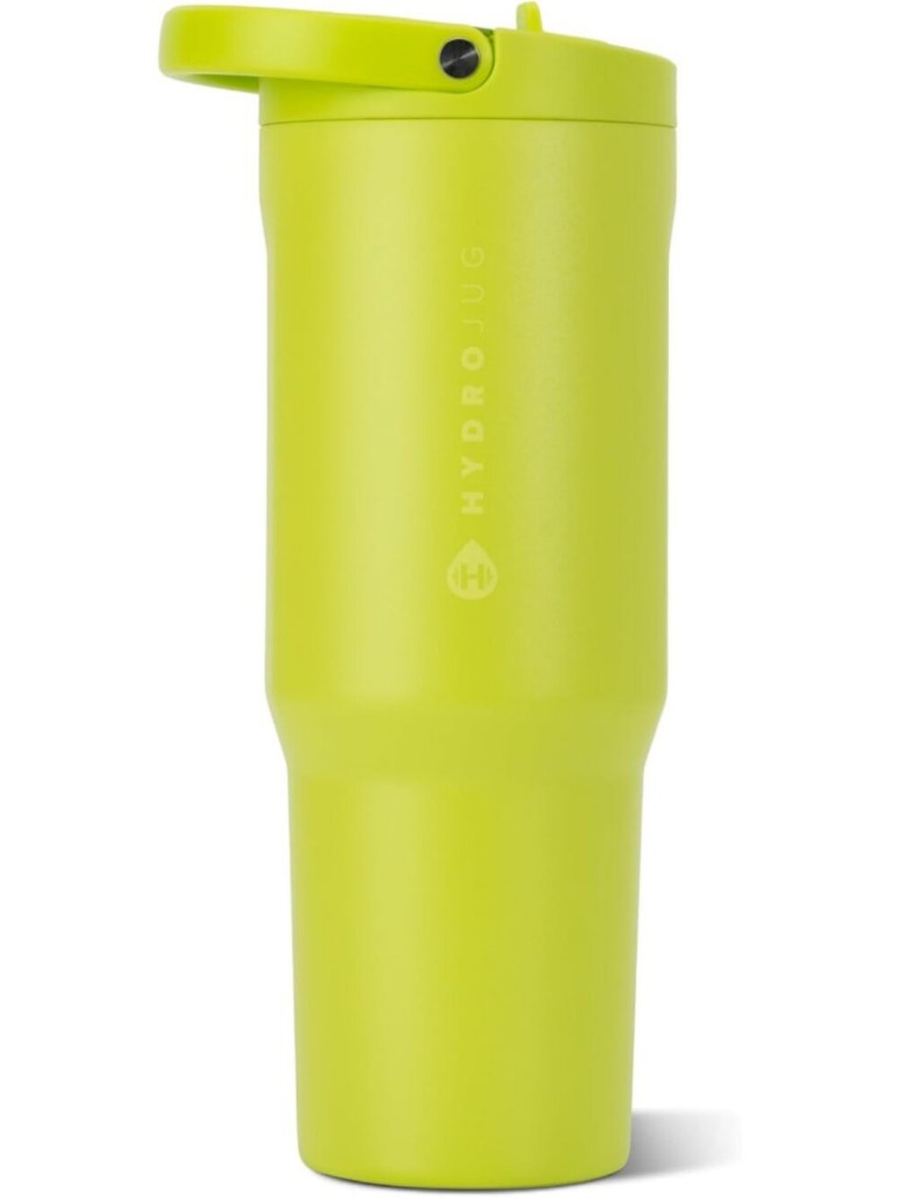 Insulated 32 oz Stainless Steel Water Bottle - Sporty Lemon Lime Design